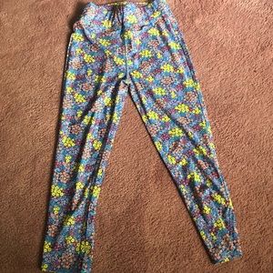 Floral printed leggings
